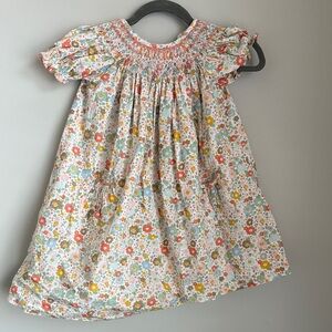 Floral Smocked Baby Dress READ DESCRIPTION
